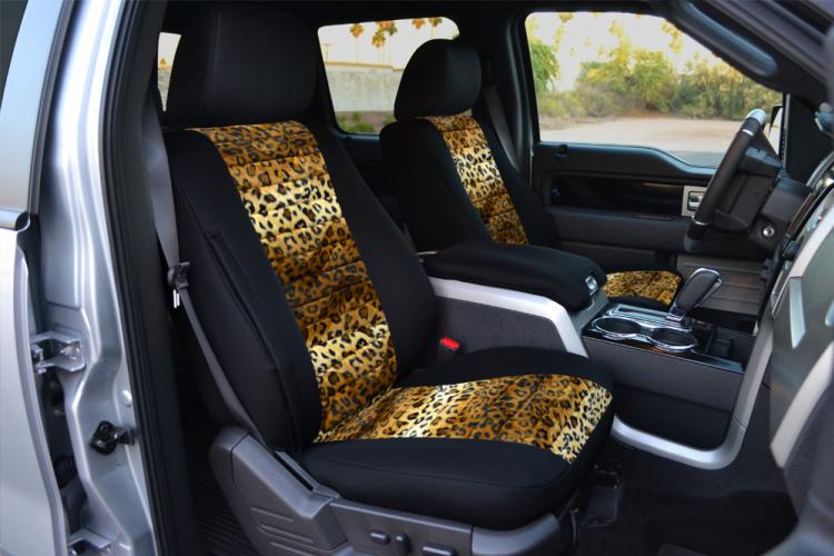 Toyota 4runner Seat Covers - Cow Print Jeep Seat Covers