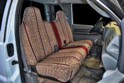 Ford F-250 Burgundy Saddle Blanket Seat Seat Covers