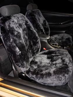 Ford Mustang Charcoal Sheepskin Seat Seat Covers