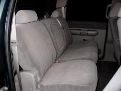Gmc Sierra Silver Dorchester Rear Seat Seat Covers