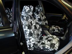 Honda Pilot Grey Hawaiian Seat Seat Covers