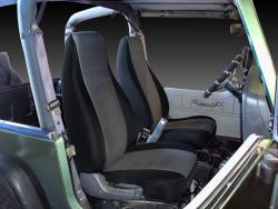 Jeep Wrangler Charcoal Neoprene Seat Seat Covers