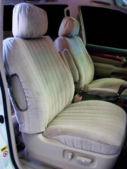 Ivory LEXUS OEM 2007-2009 ES350 Left Driver Upper Leather Seat Cover