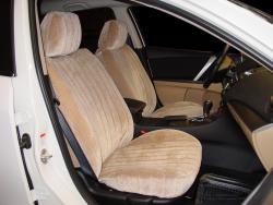 Mazda 3 Tan Madrid Seat Seat Covers