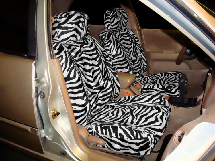 Jeep Grand Wagoneer And Seat Covers - Cow Print Jeep Seat Covers