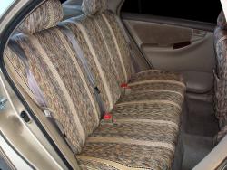 Toyota Corolla Tan Saddle Blanket Rear Seat Seat Covers