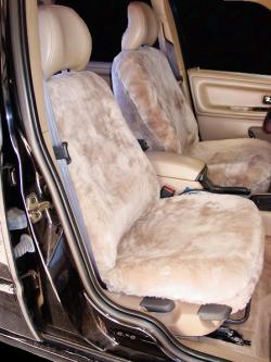 Volvo S70 Taupe Genuine Sheepskin Seat Seat Covers