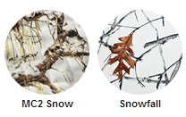 Camouflage Snow Swatches