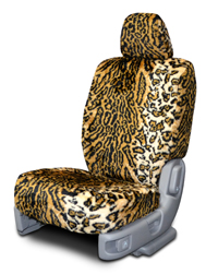 Gold Leopard Fur Seat Covers